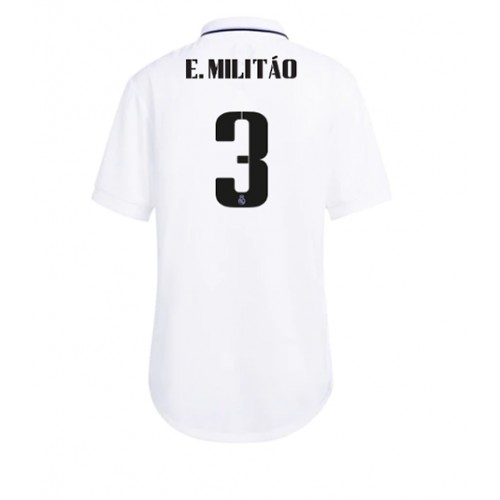 Real Madrid Eder Militao #3 Hjemmedrakt Kvinner 2022-23 Kortermet Real Madrid Eder Militao #3 Hjemmedrakt Kvinner 2022-23 Kortermet